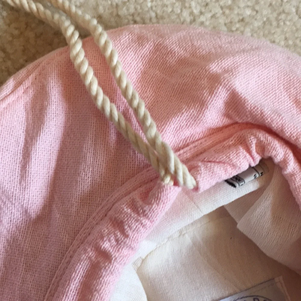EUC pink brimmed summer hat